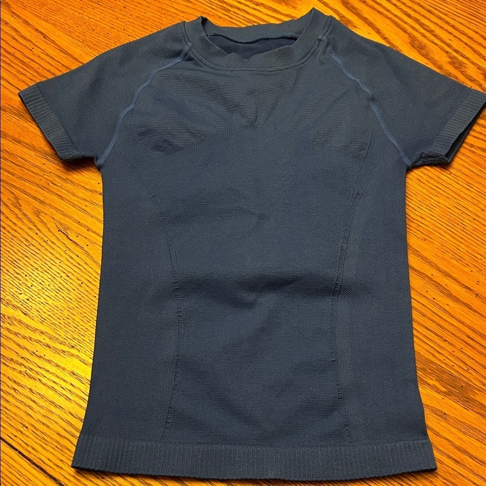Navy Blue Short Sleeve Shirt